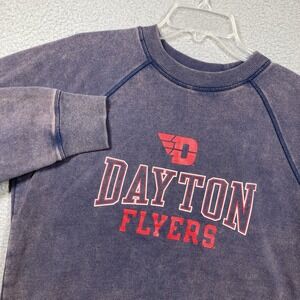 Dayton Flyers Sweatshirt Adult XS Purplish/Blue Pullover Crew Neck Sweater
